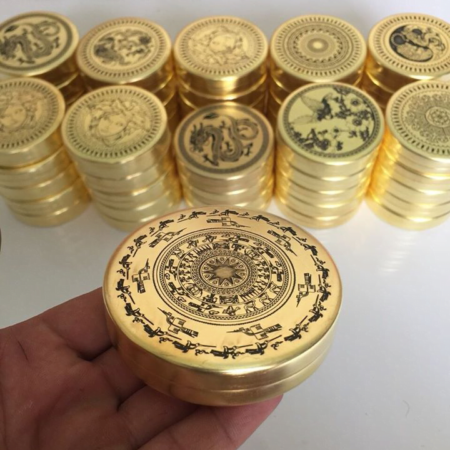 Hộp đựng thuốc lào bằng đồng nhỏ