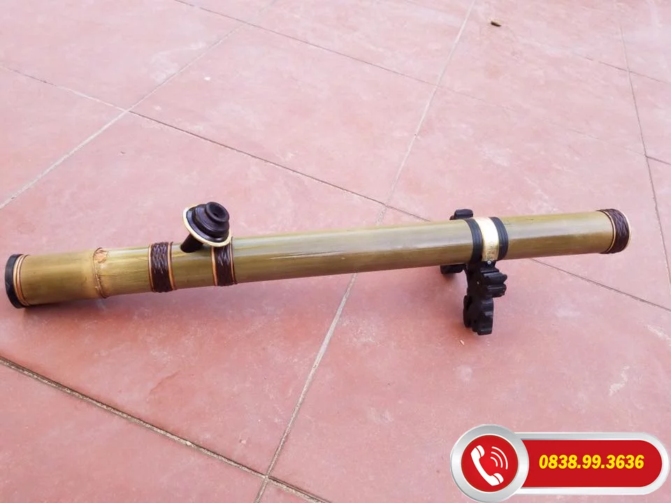 những mẫu điếu cày mộc đẹp - chi tiết thân điếu và chất liệu tre mộc