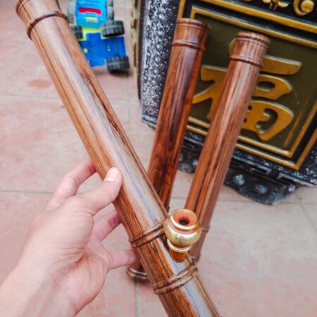 Điếu Cày Mini Gỗ Mun Indo 40cm