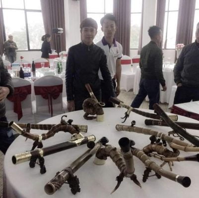 Những chiếc điếu cày đẹp trong cuộc triển lảm