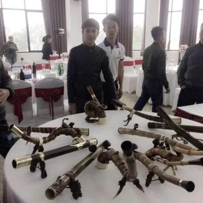 Những chiếc điếu cày đẹp trong cuộc triển lảm