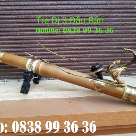 điếu tre 3 đầu rắn hổ mang