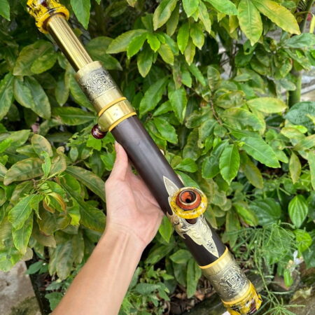 Điếu Cày Rút Có Chân - Tặng Kèm Bao Da, Chống Đổ Nước