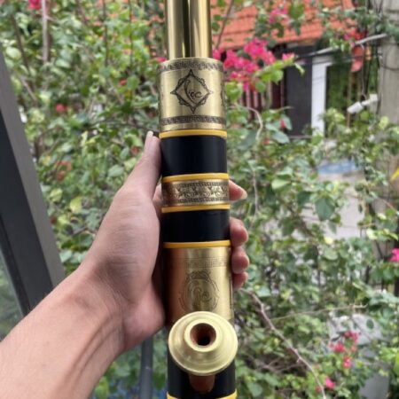 Điếu trúc rút bọc đồng 35cm - 43cm