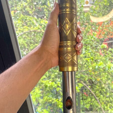 Điếu Rút Giấu Nõ Bọc Đồng 26cm-41cm