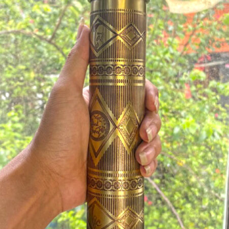 Điếu Rút Giấu Nõ Bọc Đồng 26cm-41cm