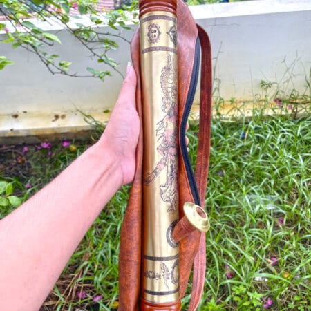 Điếu Rút Bọc Đồng 41cm