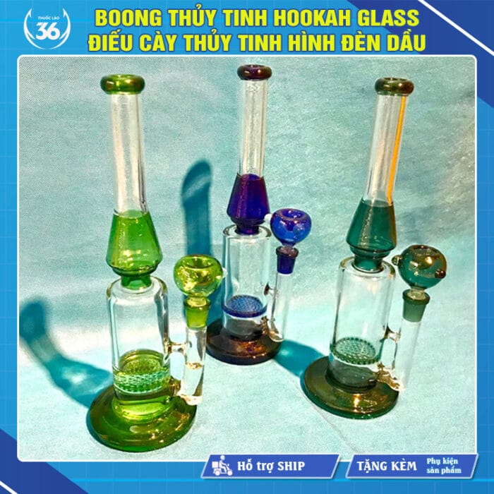 Điếu thủy tinh Hookah Glass Boong thủy tinh chất lượng