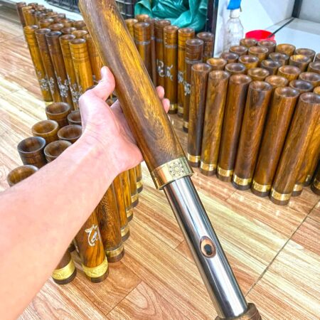 Điếu Giấu Nõ Gỗ Muồng Trơn 30cm - M41