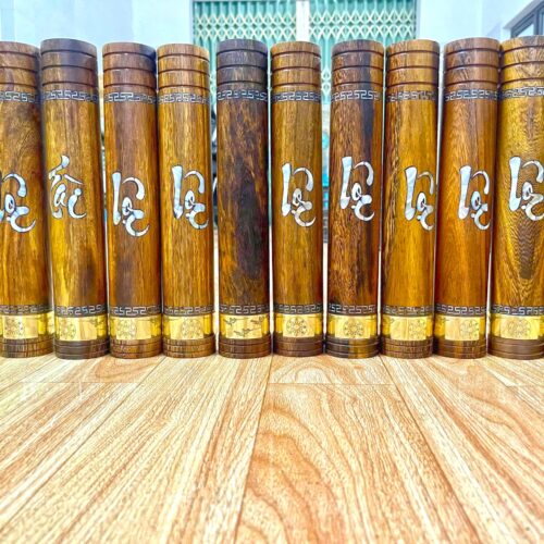 Điếu Giấu Nõ Gỗ Muồng Khảm Trai 30cm