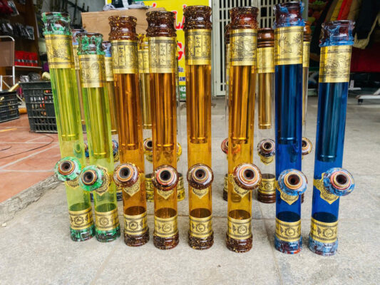 Điếu Cày Mini Rút Trong Suốt